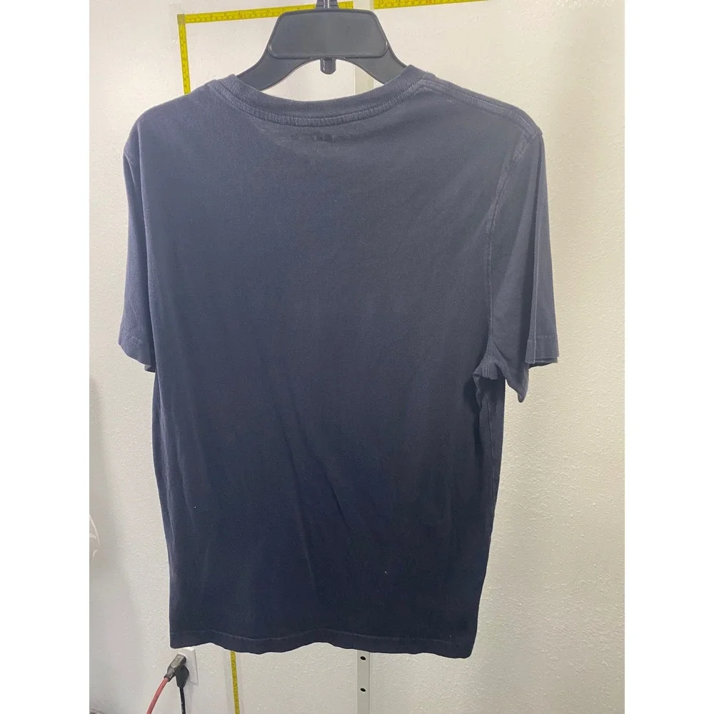 Champion Mens Navy Blue Graphic Logo T-Shirt Size Medium Short Sleeve Tee - Picture 3 of 3
